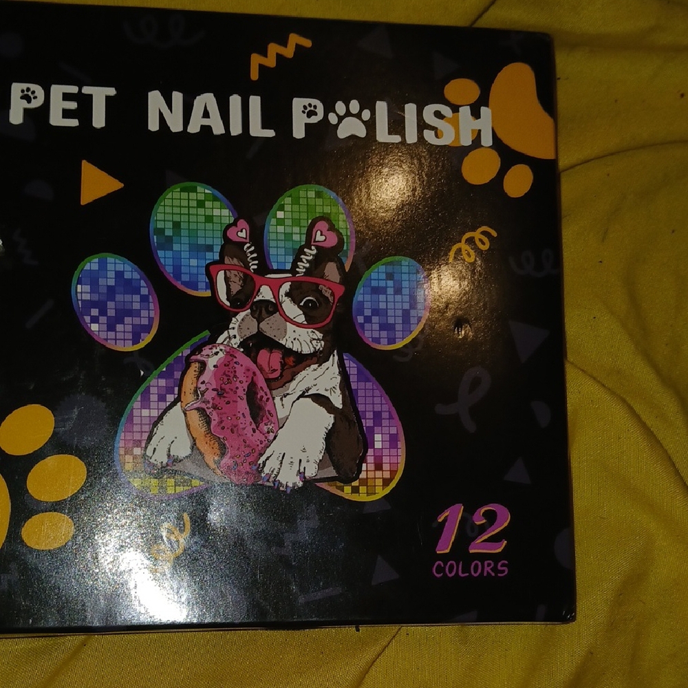 Pet Nail Polish Set - 12 Colors
